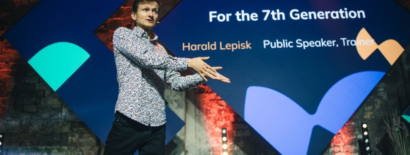 Impact speaker contest 2023 võitja Harald Lepisk